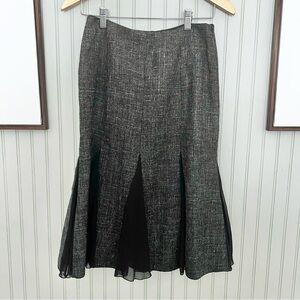 Lafayette 148 Y2K Trumpet Skirt Grey multi MIDI